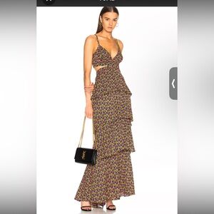 ALC Titus Floral Maxi Dress NWOT